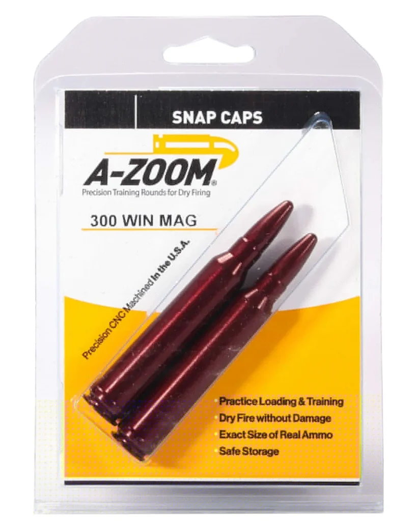 A-Zoom 12237 Rifle Snap Cap 300Win Mag 2Pack