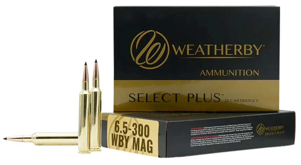 Weatherby R653156EH Select Plus  6.5-300WthbyMag 156gr Berger Extreme Outer Limits Elite 20 Per Box/10 Case