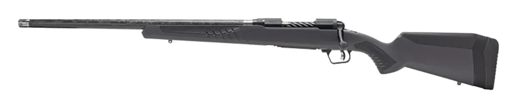 Savage Arms 57716 110 UltraLite Full Size 270 Win 4+1 22" Carbon Fiber Threaded Barrel, Black Melonite Drilled & Tapped Stainless Steel Receiver, Adj AccuStock Matte Gray Synthetic Stock, Left Hand