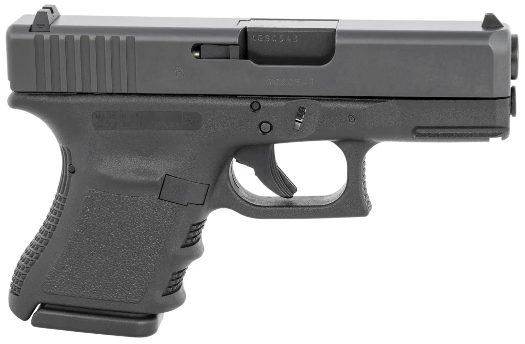 Glock UF2950201 G29 Short Frame 10mm Auto 3.78" Barrel 10+1, Black Frame & Slide, Finger Grooved Rough Textured Grip, Safe Action Trigger (US Made)
