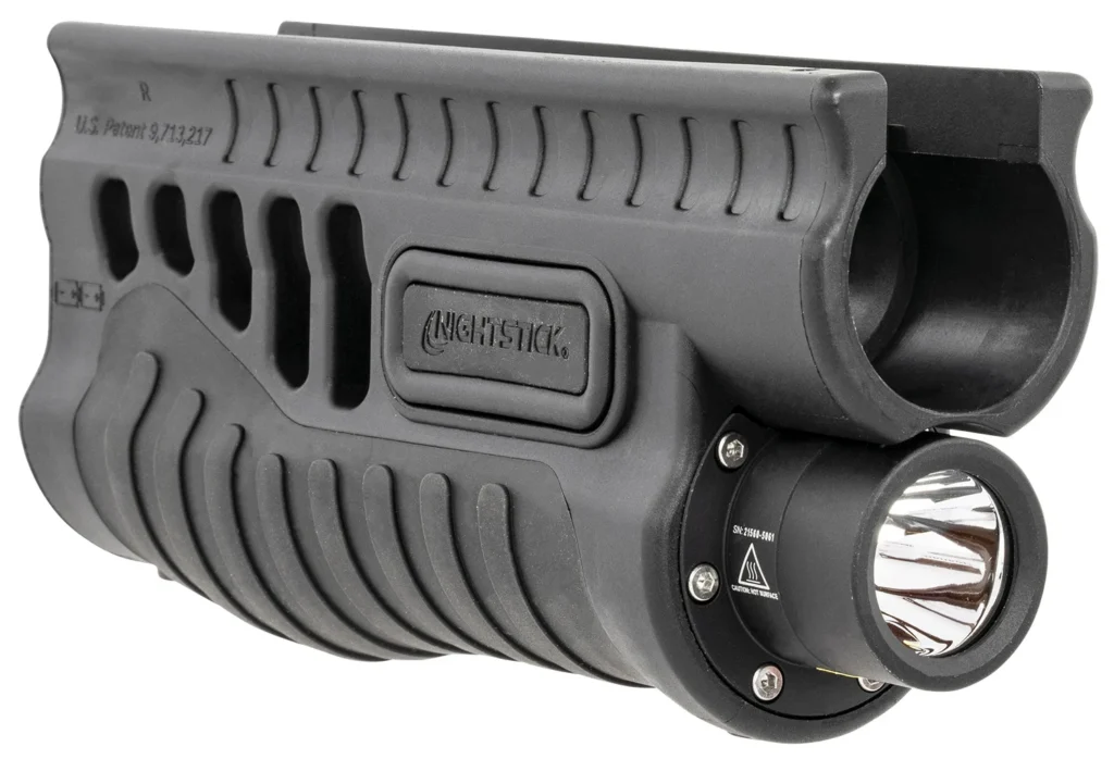 Nightstick SFL13GL Shotgun Forend Light  Black 1200 Lumens White LED Green Laser Remington 870/TAC-14