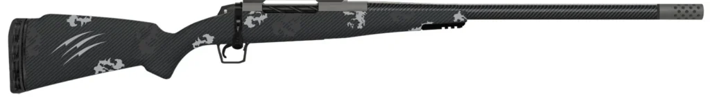 Fierce Firearms ROG65PRC24GP Carbon Rogue  Full Size 6.5 PRC 3+1 24" Hand Lapped/Match Grade Threaded Barrel, Glacier Cerakote Steel Receiver, Phantom Camo Fierce Rogue Carbon Fiber Stock