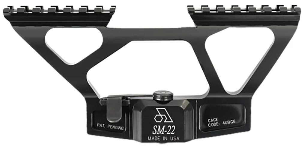 Arsenal SM22 AK Scope Mount SAM7K Series  Black Anodized 0 MOA
