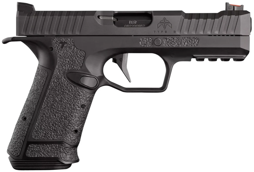 PTR AF2B0090103 Archon Type B, Gen 2 Compact Frame 9mm Luger 15+1, 4.30" Black Steel Barrel. Optic Ready/Serrated Steel Slide, Frame w/Beavertail & Picatinny Rail Black, Interchangeable Grip