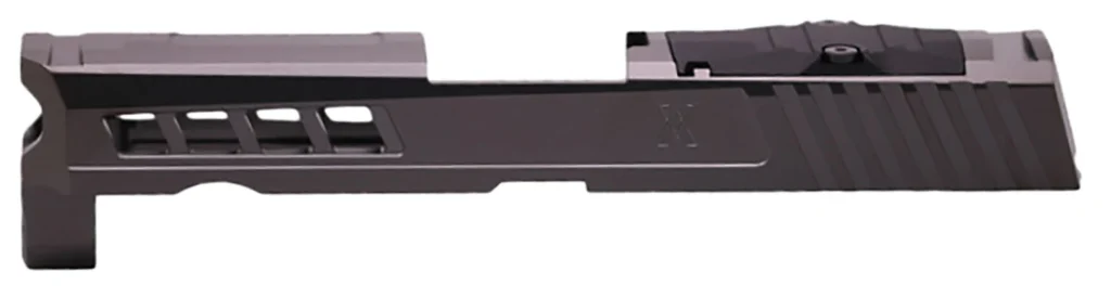 True Precision Inc TPP32CSBCRMR Axiom Optic Cut Slide Fits Sig P320 Black DLC Anodized 416R Stainless Steel