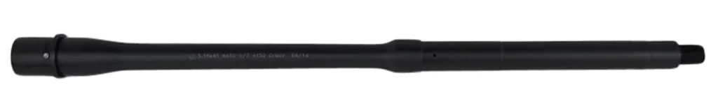 Ballistic Advantage BABL556015M Modern Series  5.56x45mm NATO 16" Black QPQ Finish 4150 Chrome Moly Vanadium Steel Material Midlength with Government Profile for AR-15