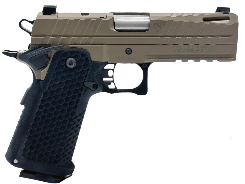 LFA Apollo 11 Compact Pistol - 9mm | FDE | 4.1" | 1x17rd Mag