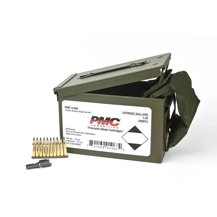 PMC 5.56 NATO 62gr – 840rd